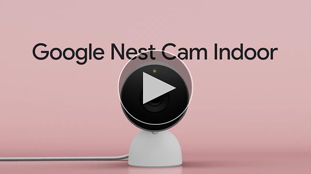 Google Nest Cam Indoor (Wired, 3rd gen) - 2K Video and Gemini